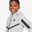 Jaqueta Kids Tech Fleece Cinza
