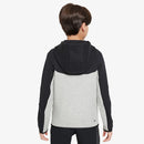 Jaqueta Kids Tech Fleece Cinza e Preto