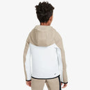 Jaqueta Kids Tech Fleece Marrom