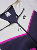 Conjunto Nike tech fleece grey pink